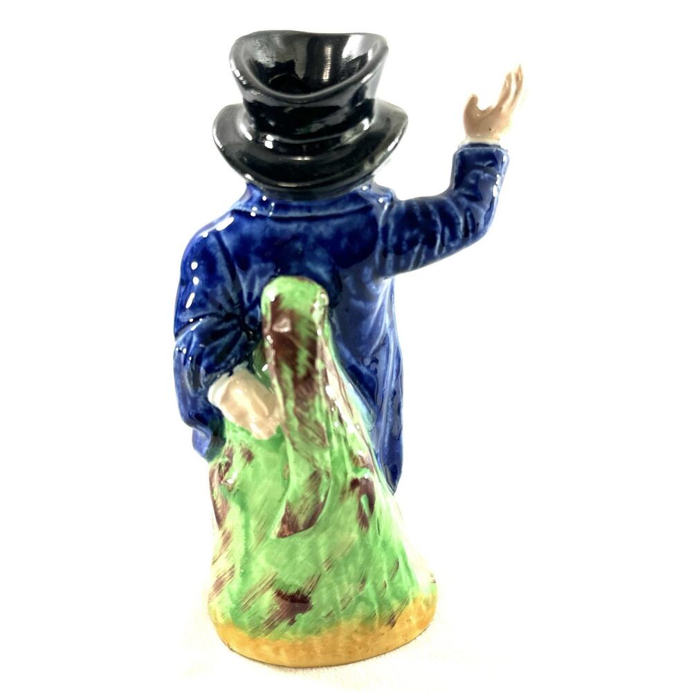 Antique Staffordshire Ware Mr. Pickwick Tall & Skinny Mug 7.25” Tall England - Picture 5 of 9